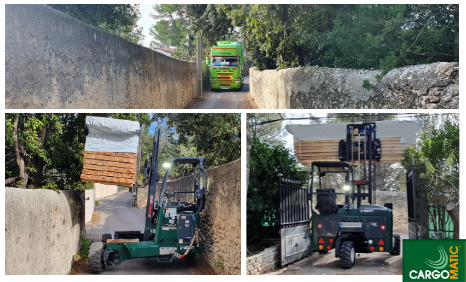 Cargomatic Livraison direct domicile accès étroit