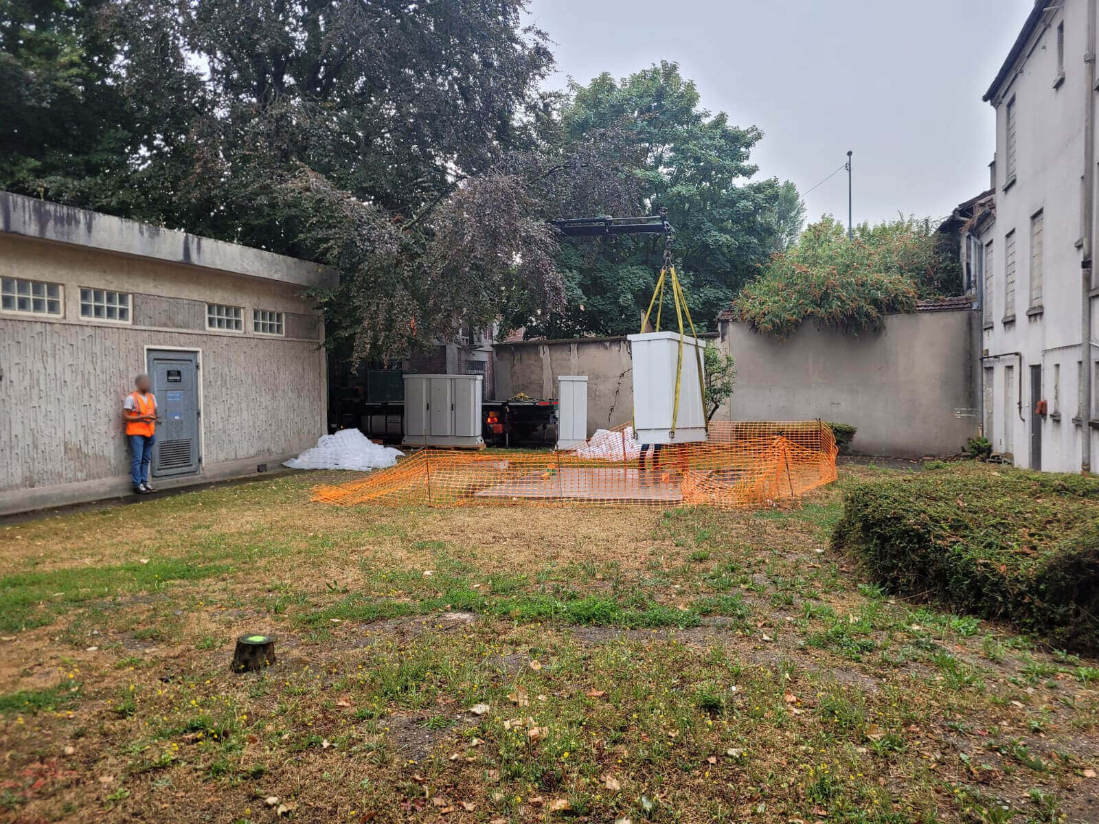 Livraison directe d'un transformateur