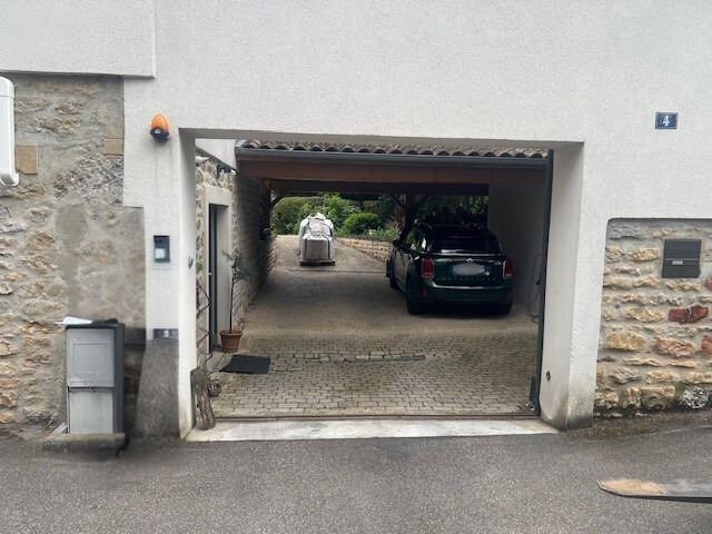 Cargomatic livraison directe domicile big bag en passant sous la porte de garage